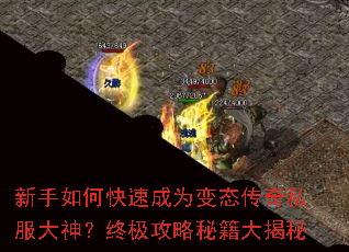 新手如何快速成为变态传奇私服大神？终极攻略秘籍大揭秘