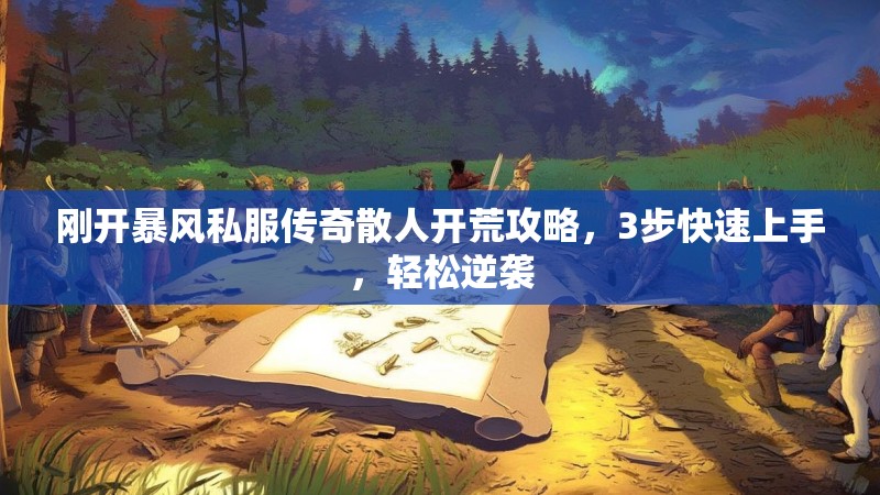 刚开暴风私服传奇散人开荒攻略，3步快速上手，轻松逆袭