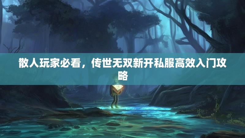 散人玩家必看，传世无双新开私服高效入门攻略
