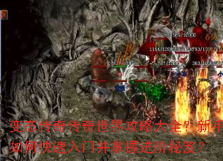 变态传奇传奇世界攻略大全？新手如何快速入门并掌握进阶秘笈？