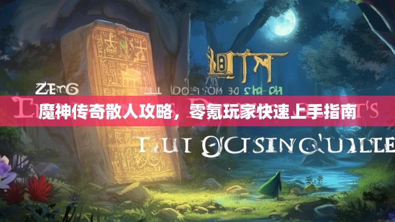 魔神传奇散人攻略，零氪玩家快速上手指南