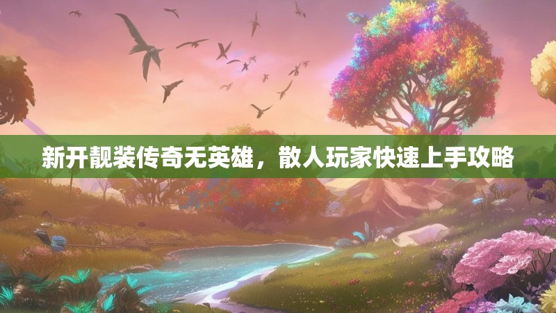 新开靓装传奇无英雄，散人玩家快速上手攻略