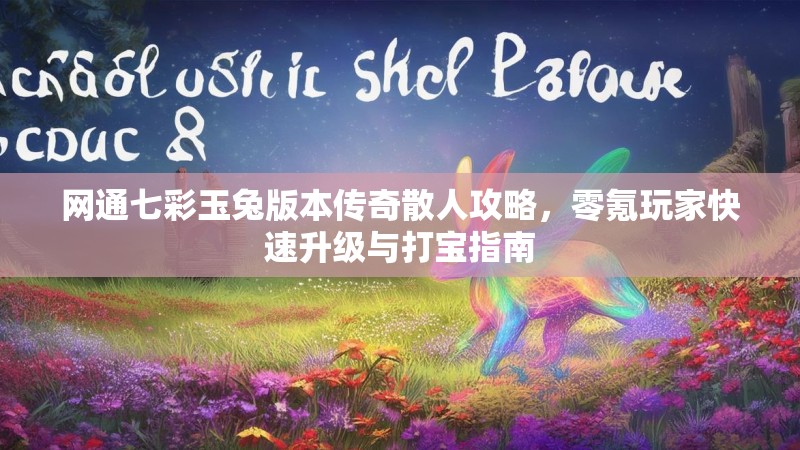 网通七彩玉兔版本传奇散人攻略，零氪玩家快速升级与打宝指南