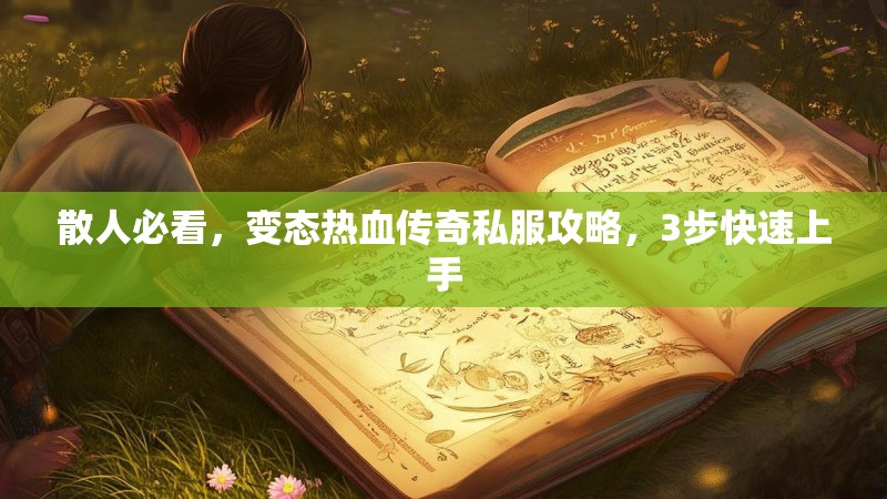 散人必看，变态热血传奇私服攻略，3步快速上手