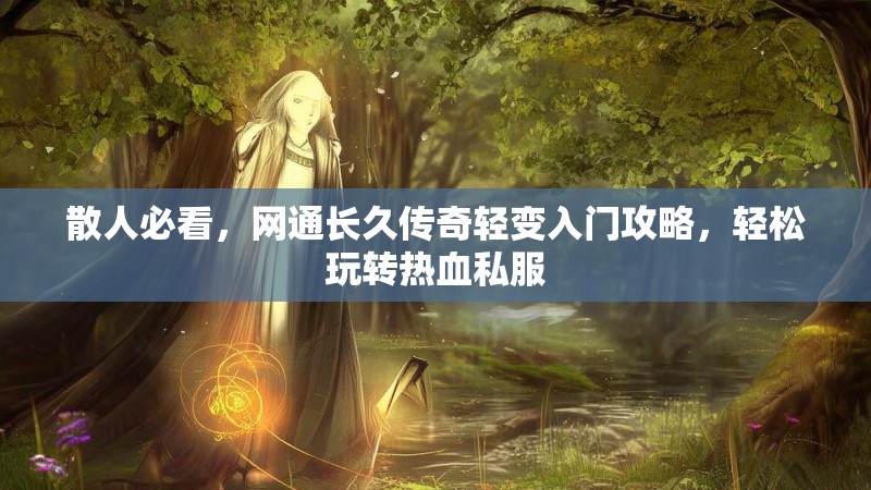 散人必看，网通长久传奇轻变入门攻略，轻松玩转热血私服