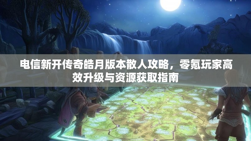 电信新开传奇皓月版本散人攻略，零氪玩家高效升级与资源获取指南