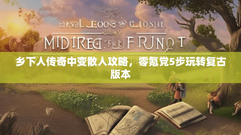 乡下人传奇中变散人攻略，零氪党5步玩转复古版本