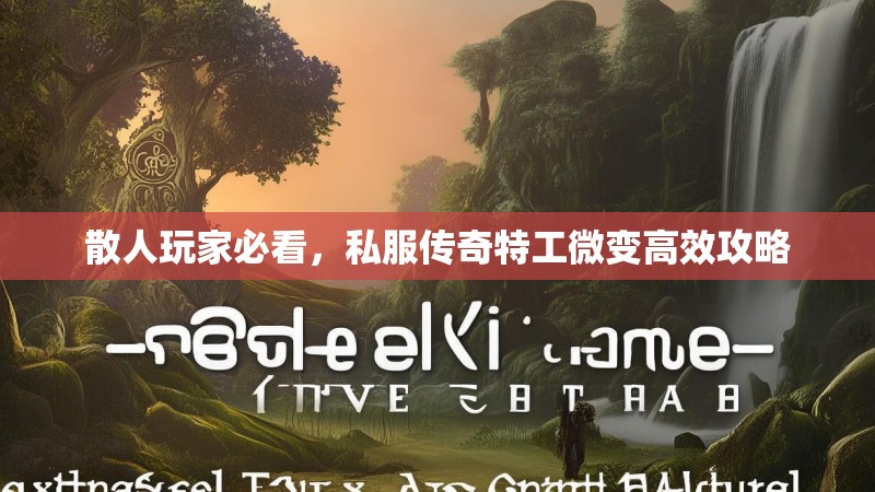 散人玩家必看，私服传奇特工微变高效攻略