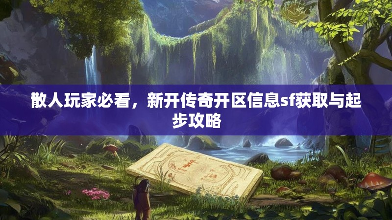 散人玩家必看，新开传奇开区信息sf获取与起步攻略