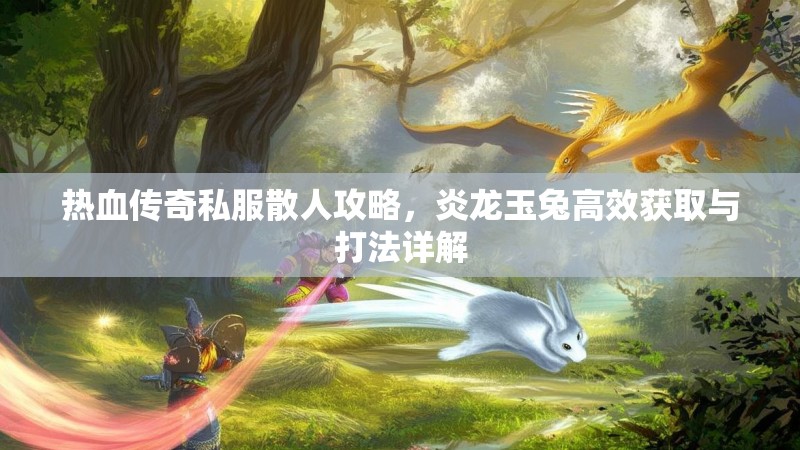 热血传奇私服散人攻略，炎龙玉兔高效获取与打法详解