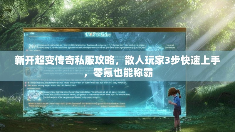 新开超变传奇私服攻略，散人玩家3步快速上手，零氪也能称霸