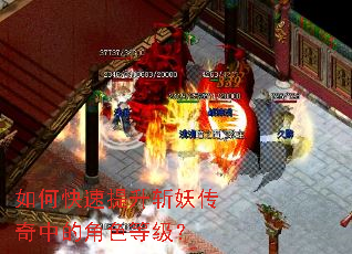 如何快速提升斩妖传奇中的角色等级？