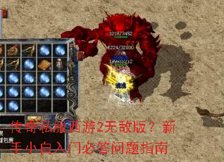 传奇私服西游2无敌版？新手小白入门必答问题指南
