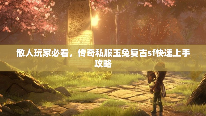 散人玩家必看，传奇私服玉兔复古sf快速上手攻略