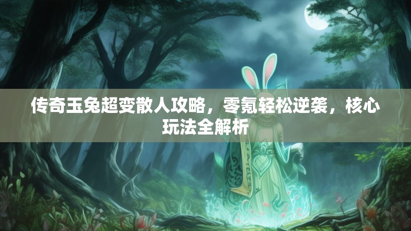 传奇玉兔超变散人攻略，零氪轻松逆袭，核心玩法全解析