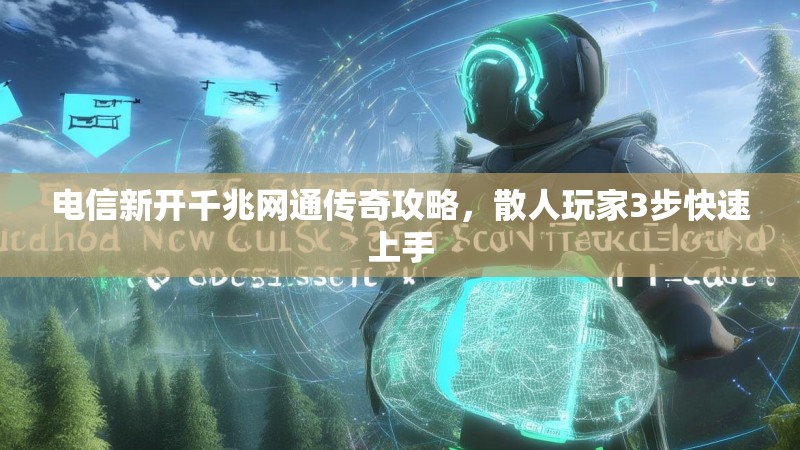 电信新开千兆网通传奇攻略，散人玩家3步快速上手