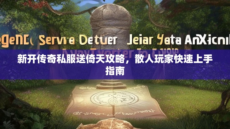 新开传奇私服送倚天攻略，散人玩家快速上手指南