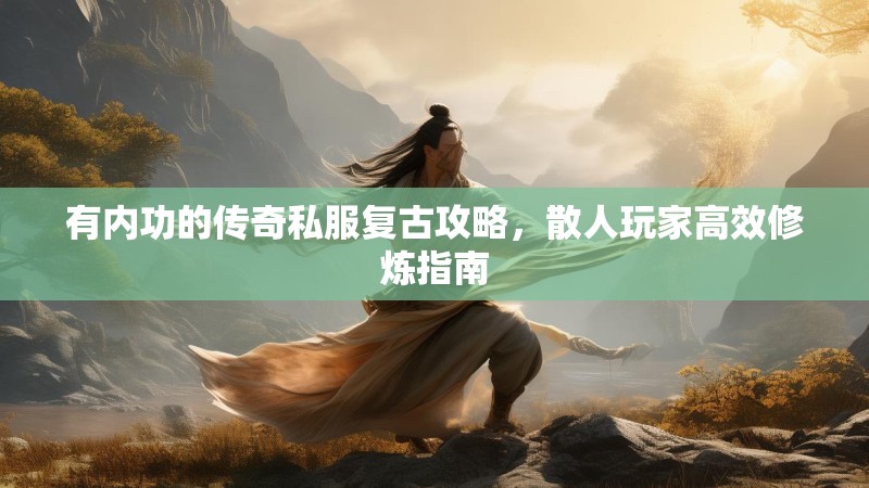 有内功的传奇私服复古攻略，散人玩家高效修炼指南