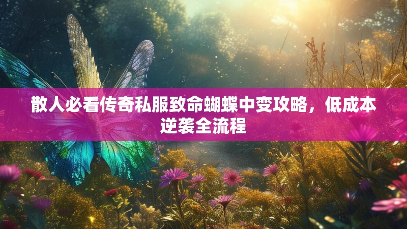 散人必看传奇私服致命蝴蝶中变攻略，低成本逆袭全流程