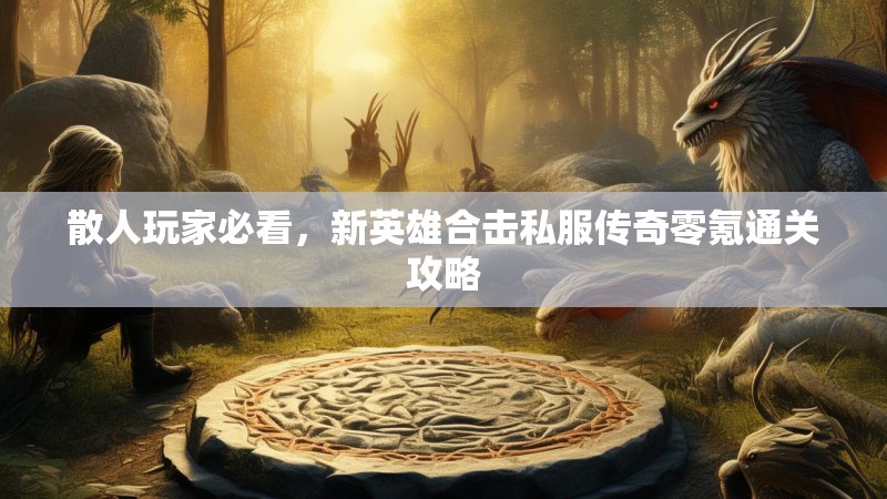 散人玩家必看，新英雄合击私服传奇零氪通关攻略