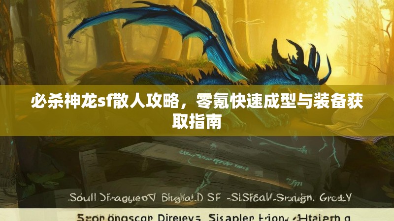 必杀神龙sf散人攻略，零氪快速成型与装备获取指南