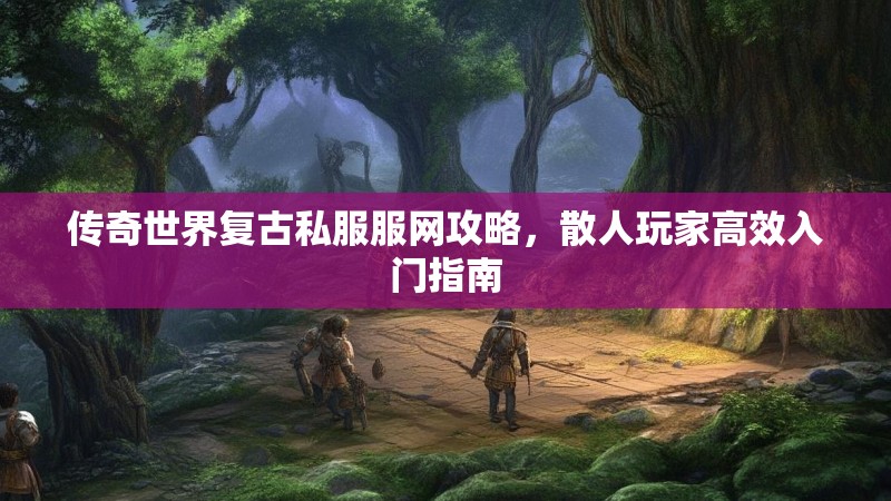传奇世界复古私服服网攻略，散人玩家高效入门指南