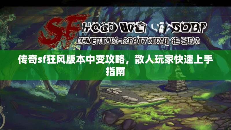 传奇sf狂风版本中变攻略，散人玩家快速上手指南