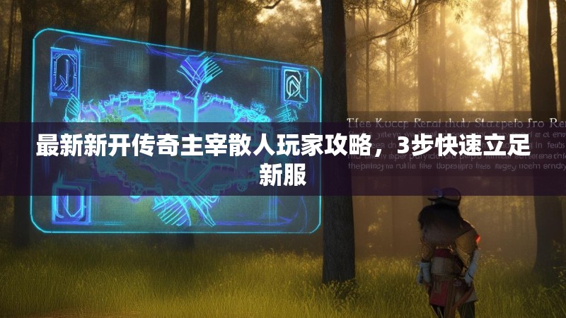 最新新开传奇主宰散人玩家攻略，3步快速立足新服