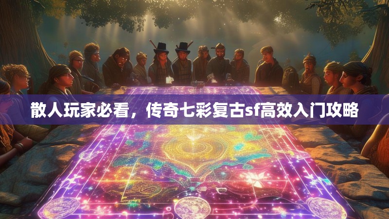 散人玩家必看，传奇七彩复古sf高效入门攻略