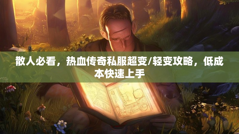 散人必看，热血传奇私服超变/轻变攻略，低成本快速上手