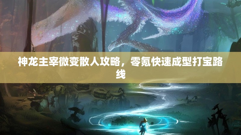 神龙主宰微变散人攻略，零氪快速成型打宝路线