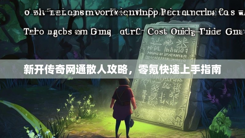 新开传奇网通散人攻略，零氪快速上手指南