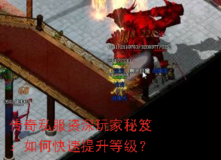 传奇私服资深玩家秘笈：如何快速提升等级？