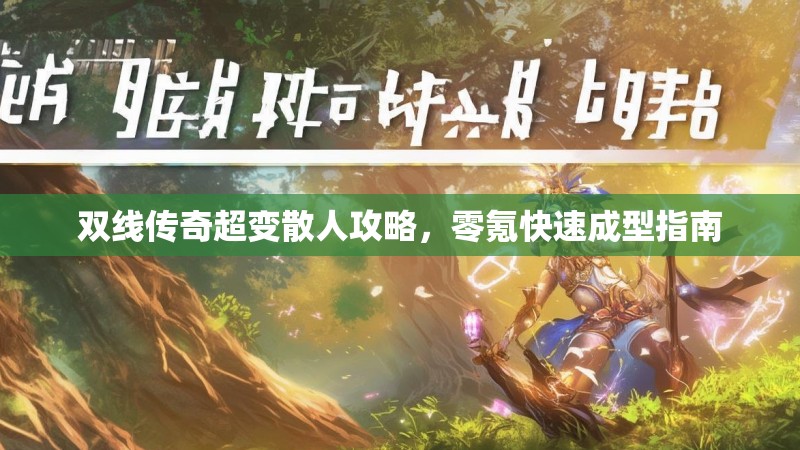 双线传奇超变散人攻略，零氪快速成型指南