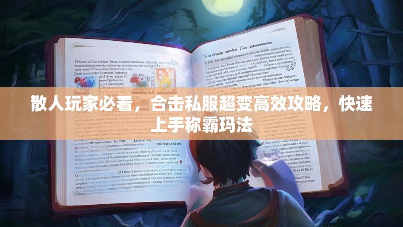 散人玩家必看，合击私服超变高效攻略，快速上手称霸玛法