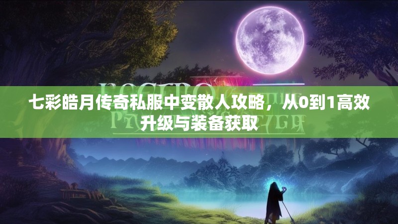 七彩皓月传奇私服中变散人攻略，从0到1高效升级与装备获取