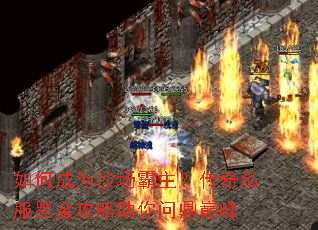 如何成为沙场霸主？传奇私服黑金攻略助你问鼎巅峰