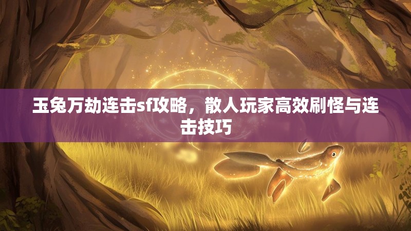 玉兔万劫连击sf攻略，散人玩家高效刷怪与连击技巧