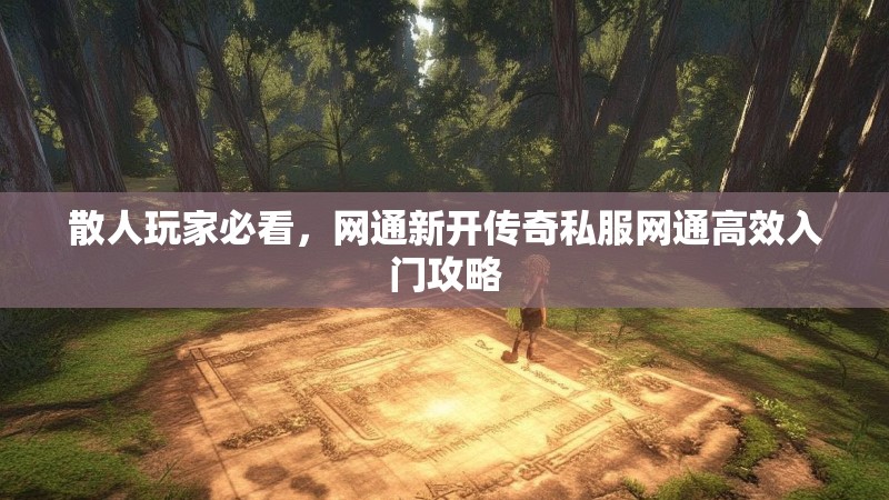 散人玩家必看，网通新开传奇私服网通高效入门攻略