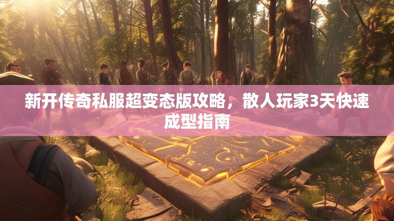 新开传奇私服超变态版攻略，散人玩家3天快速成型指南