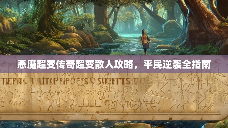 恶魔超变传奇超变散人攻略，平民逆袭全指南
