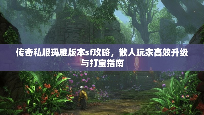 传奇私服玛雅版本sf攻略，散人玩家高效升级与打宝指南