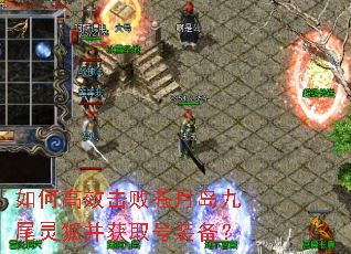 如何高效击败苍月岛九尾灵狐并获取号装备？