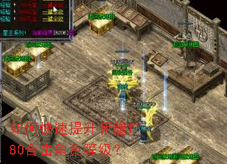 如何快速提升斬龍1.80合击角色等级？
