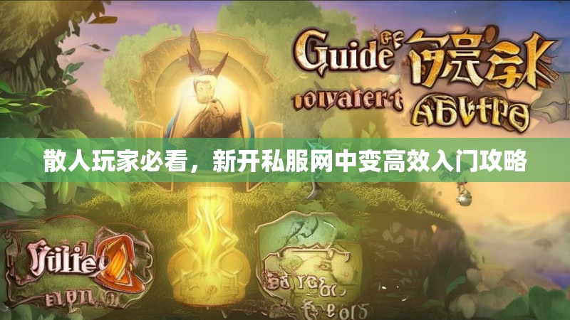 散人玩家必看，新开私服网中变高效入门攻略