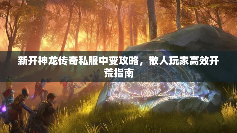 新开神龙传奇私服中变攻略，散人玩家高效开荒指南