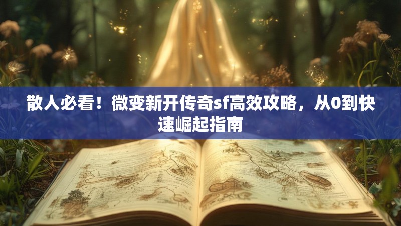 散人必看！微变新开传奇sf高效攻略，从0到快速崛起指南