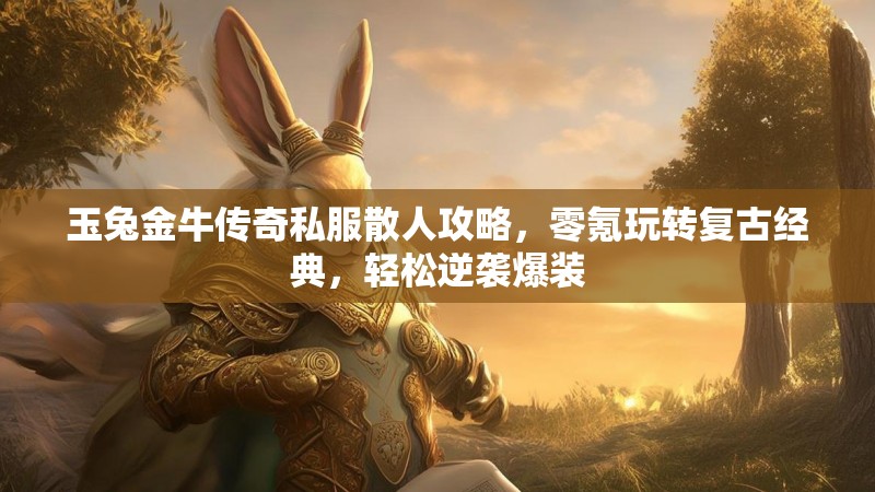 玉兔金牛传奇私服散人攻略，零氪玩转复古经典，轻松逆袭爆装