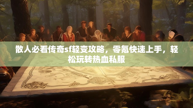 散人必看传奇sf轻变攻略，零氪快速上手，轻松玩转热血私服