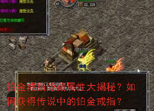 铂金戒指隐藏属性大揭秘？如何获得传说中的铂金戒指？